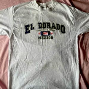 High quality large white vintage tee shirt